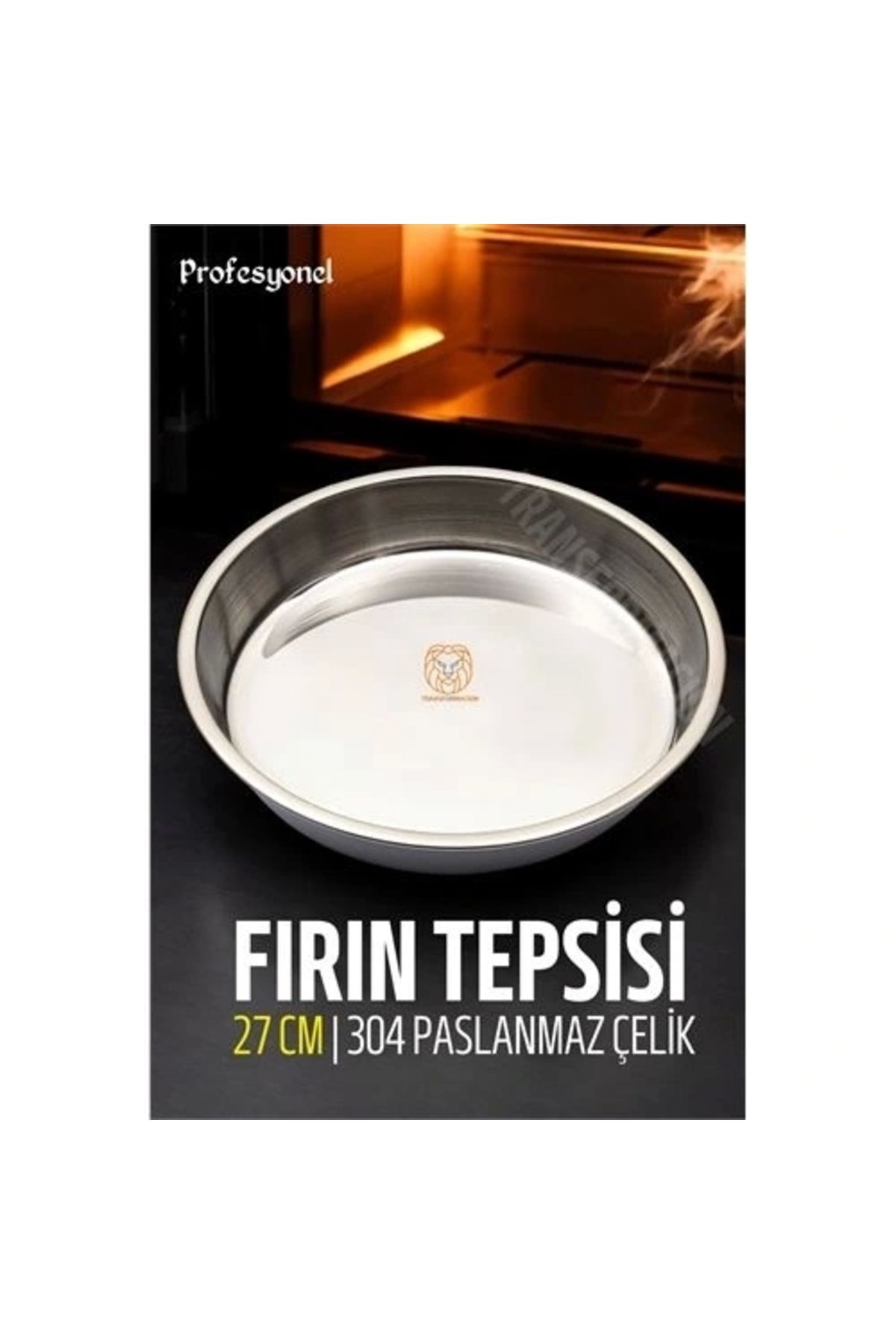 STOREMAX Çelik Fırın Tepsisi 27 cm 304 Paslanmaz Çelik