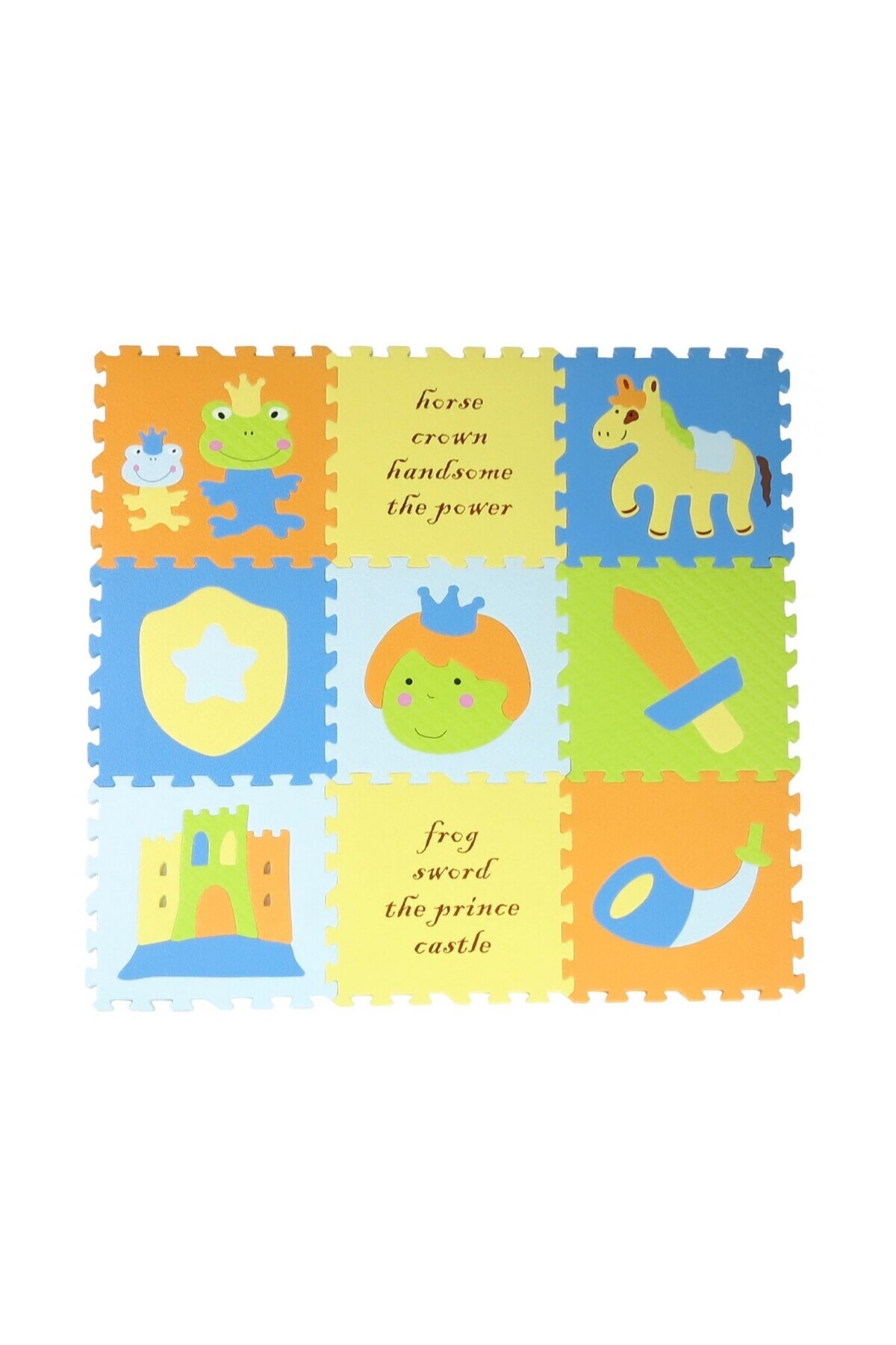Babymax-Babygreat, Puzzle Mat The Prince from the Enchanted Land, 92x92 cm, 13mm, GB-MP129 1