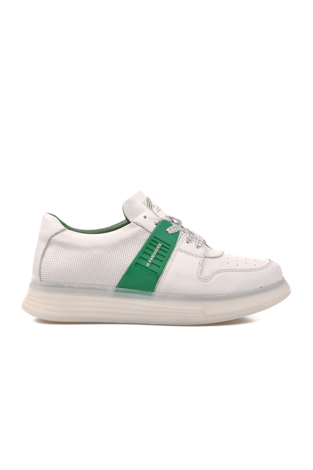MARCOMEN Beyaz Yeşil Erkek Sneaker Ayakkabı