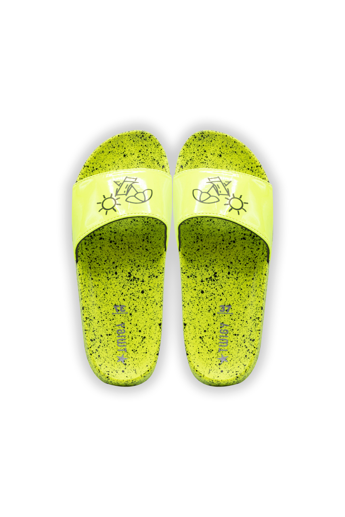 Twigy-Summer Women's Slippers Yellow 36/40 2