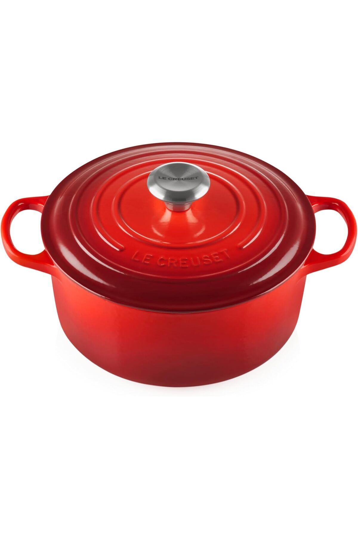 Le Creuset Signature Yuvarlak Döküm Kızartma Tenceresi, 4.2L, Çizilmez Emaye Kaplama, Fransa Üretimi
