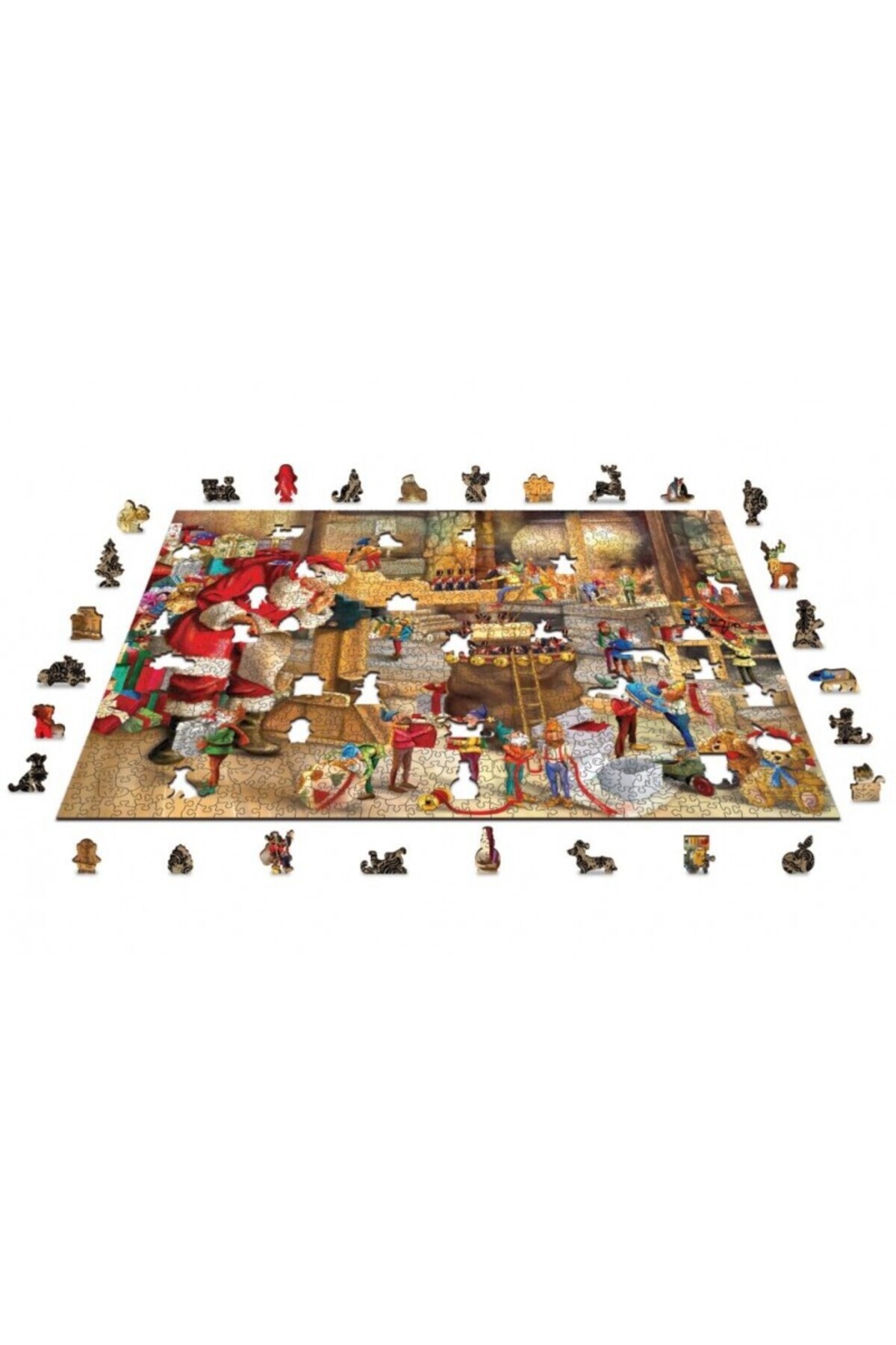 Wooden City-Wooden Puzzle Santa's Workshop L, Wooden City, 505 pieces 5
