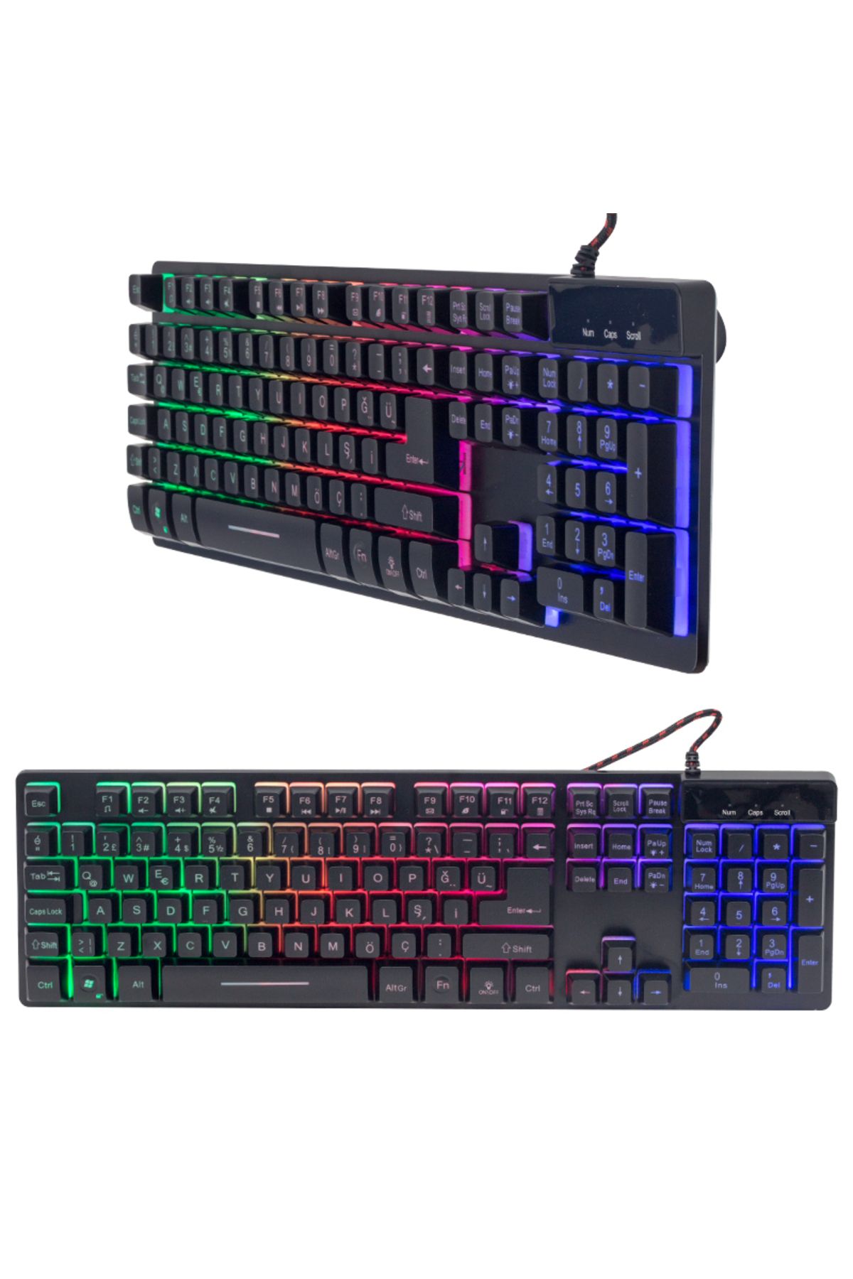 Emperium HELLO HL-18744 METAL KASA RGB IŞIKLI KABLOLU OYUNCU Q KLAVYE ZYG-800 (5122)