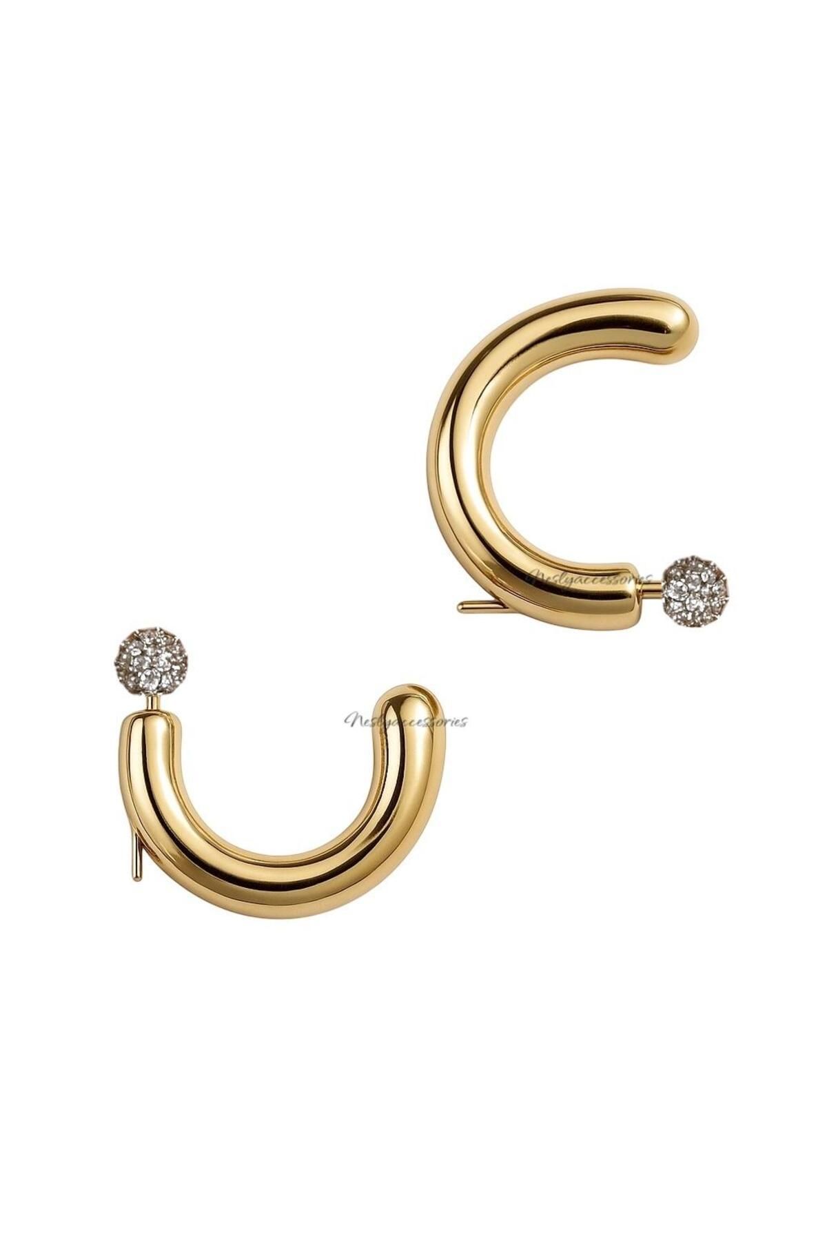 neslyaccessories Zer Küpe – Minimal Işıltı
