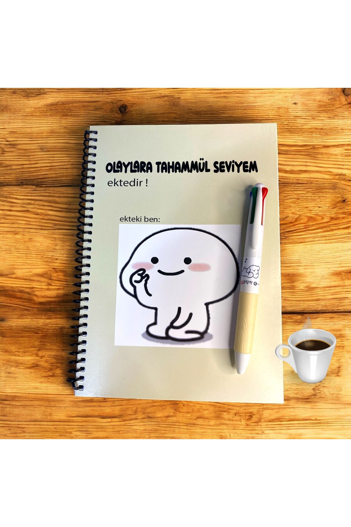 DKY OLAYLARA TAHAMMÜL SEVİYEM EKTEDİR A5 ÇİZGİLİ DEFTER