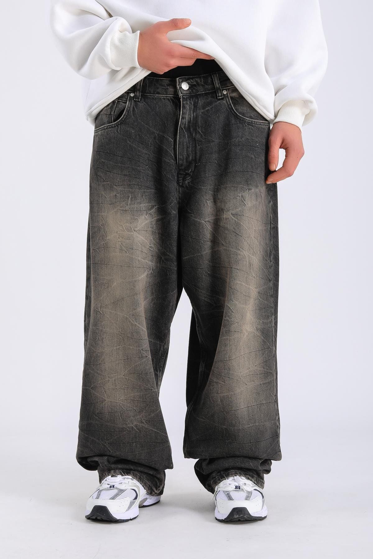 Jr.Crime Acid Wash Baggy Jean Pantolon P1111