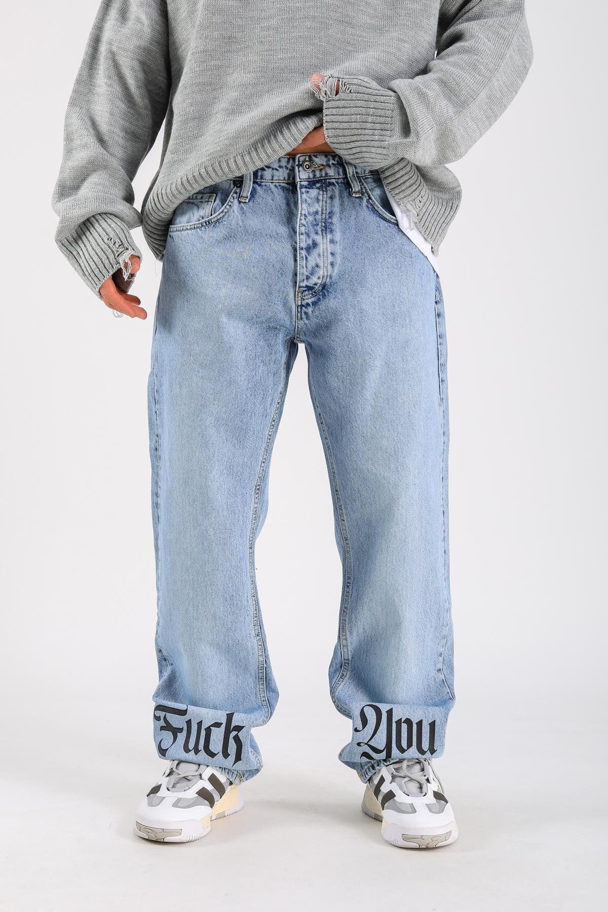Jr.Crime Baggy F.You Jean - Blue P1087
