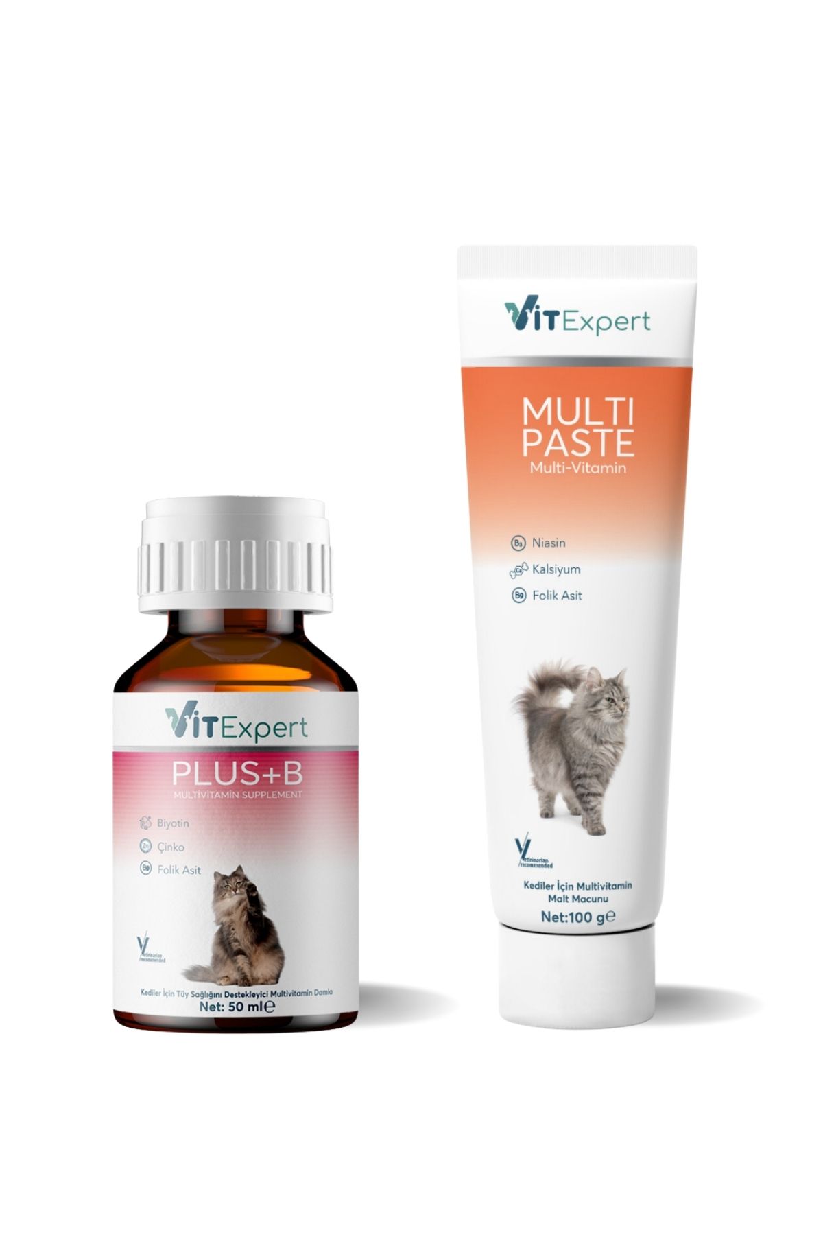 Vitexpert 2'li Set Damla Malt Tüm Kediler Için Özel Paket