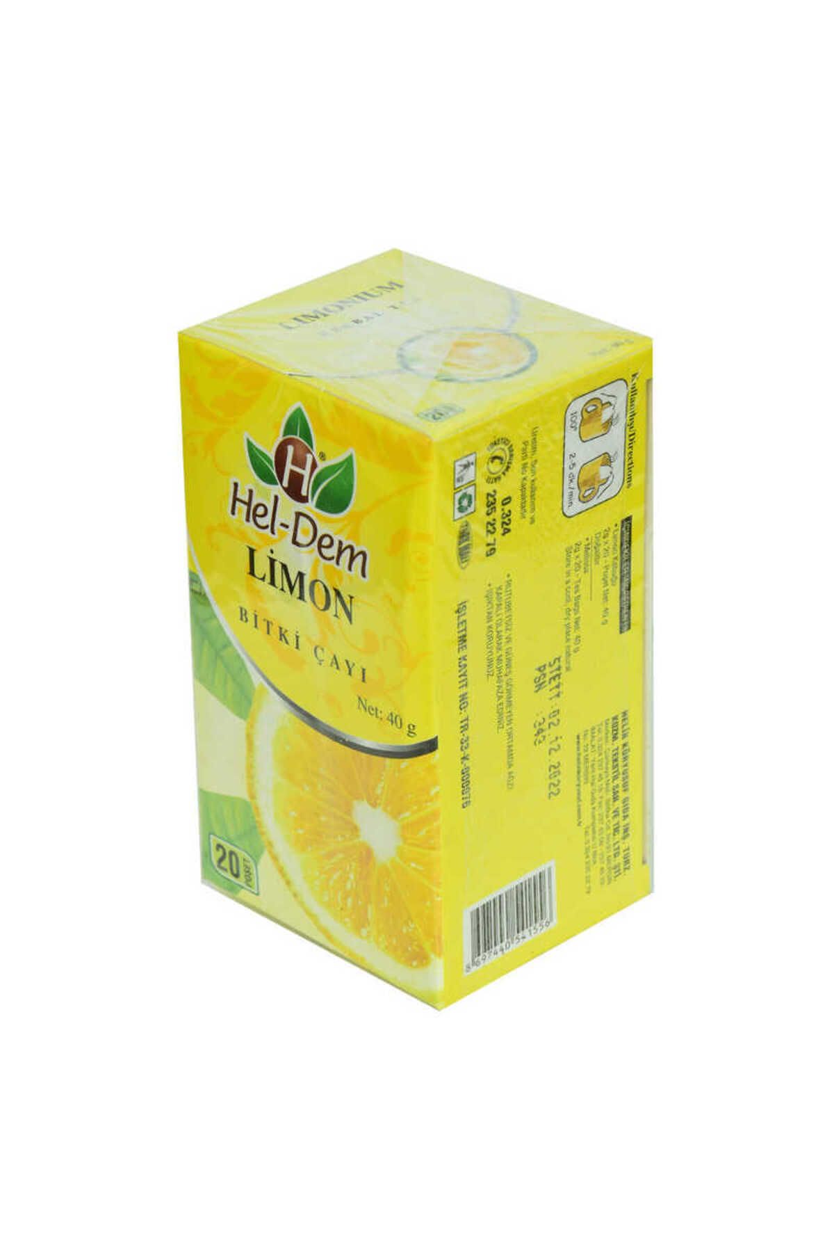 TimeStart Limon Bitki Çayı 2 Gr x 20 Süzen Poşet 40 Gr