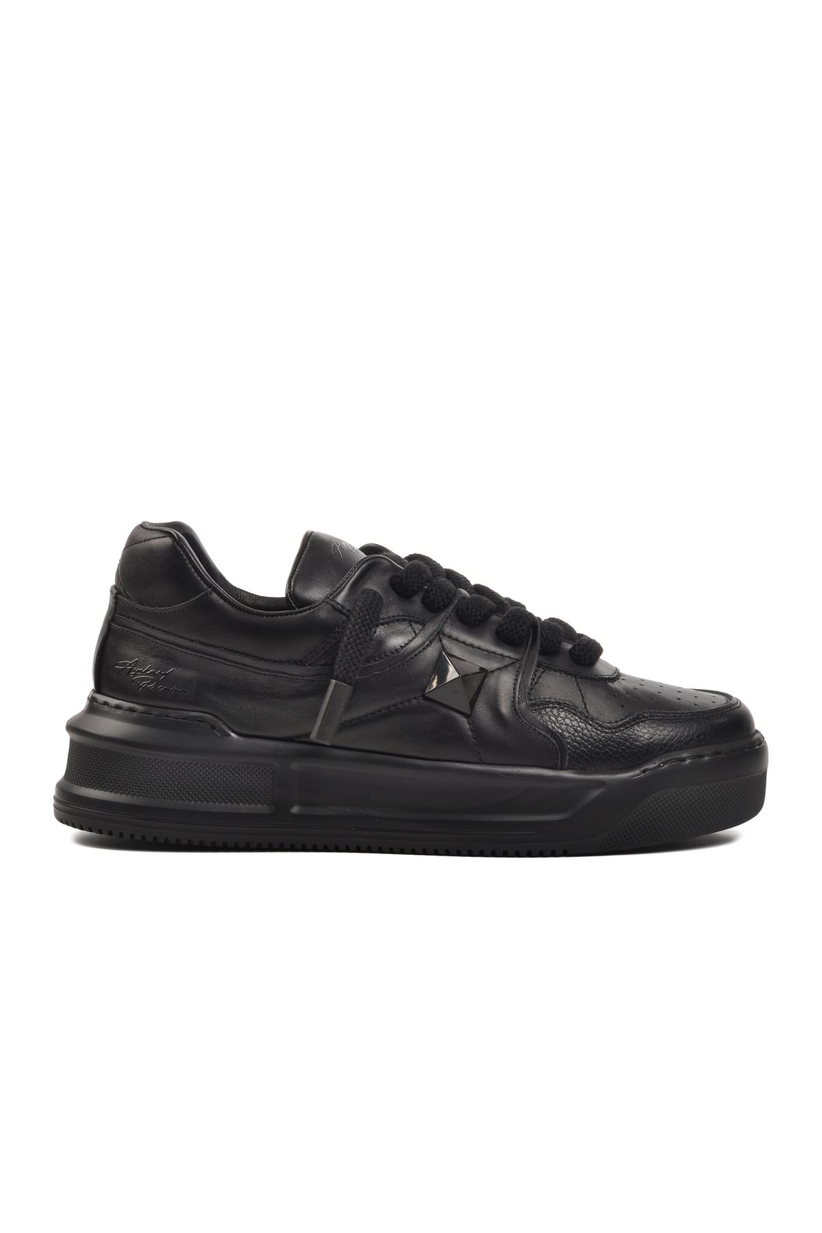 Aspor Siyah Cilt Erkek Sneaker Premium