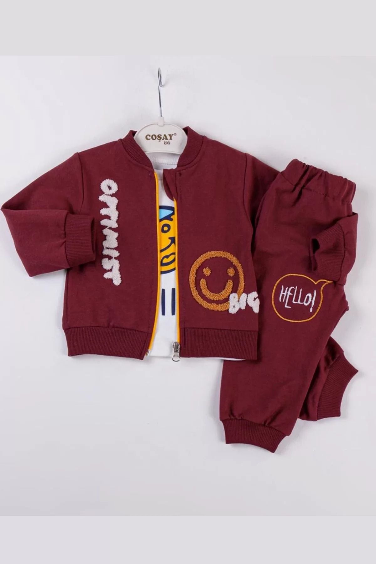 Shop58 Optimist Nakışlı Erkek Bebek Takım