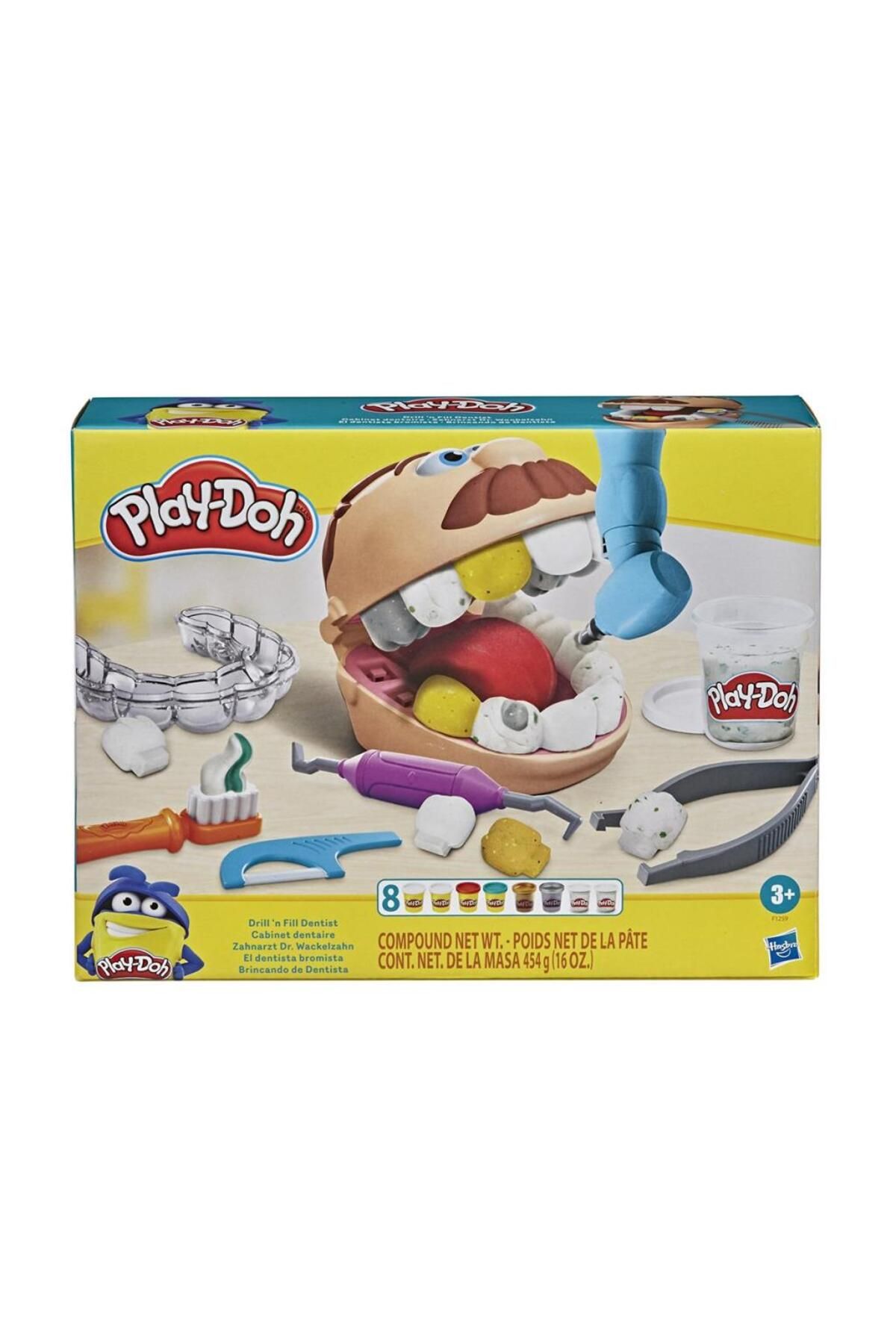 NEZADE STORE F1259 Play-Doh Dişçi Seti +3 yaş