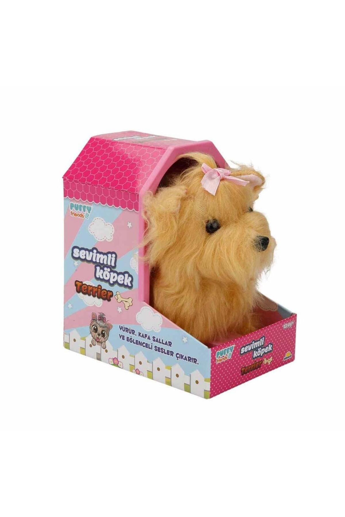ÖYKÜ VE YİĞİT 47908 Hareketli Sesli Sevimli Köpek Terrier -Sunman