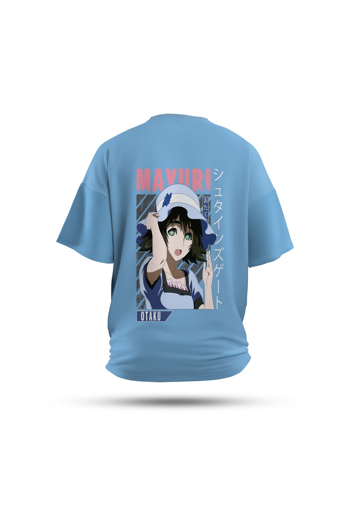 Zestia Unisex T-Shirt, Food Wars Anime Sırt Baskılı, Regular, %100 Pamuk, Mavi T-Shirt No: 00159