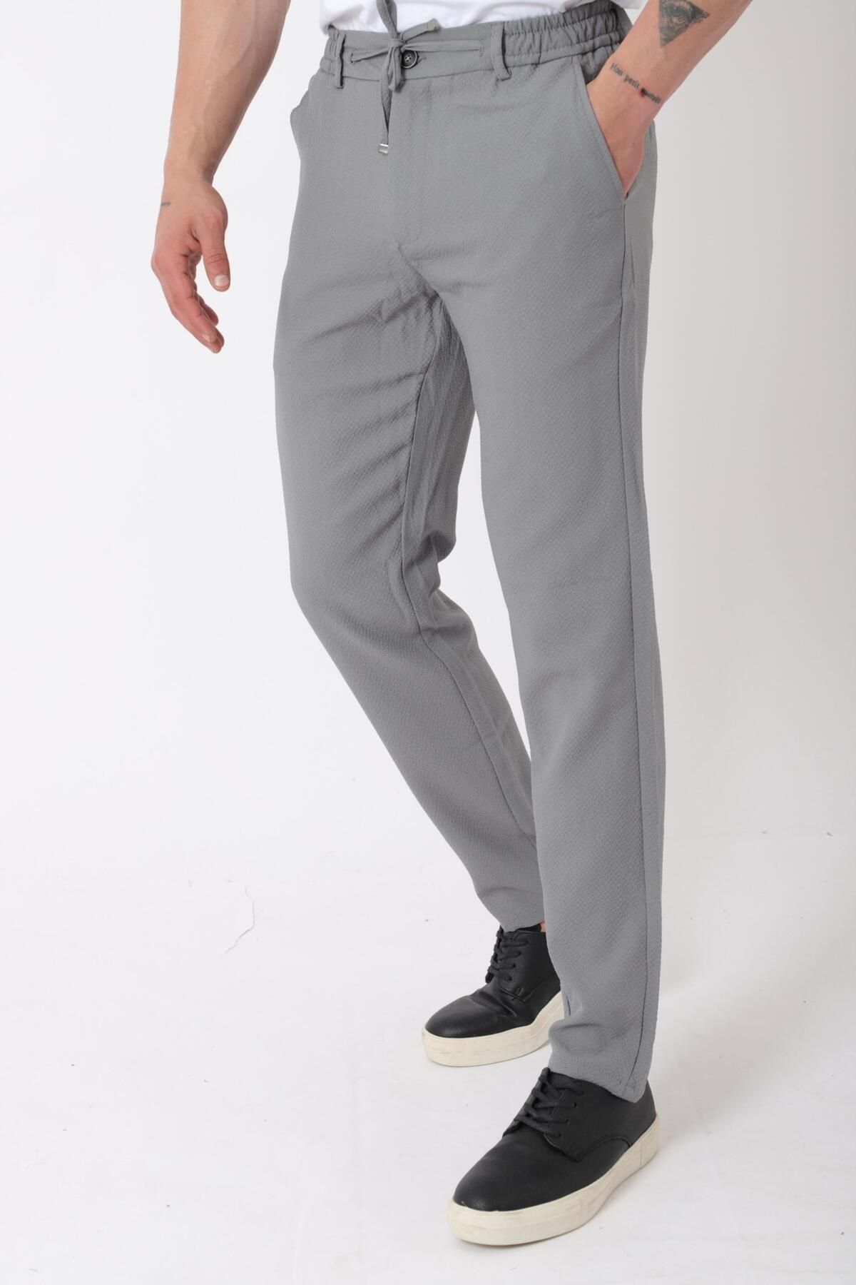 Stilkombin Gofret Desen Jogger Pantolon CPT-3_0399