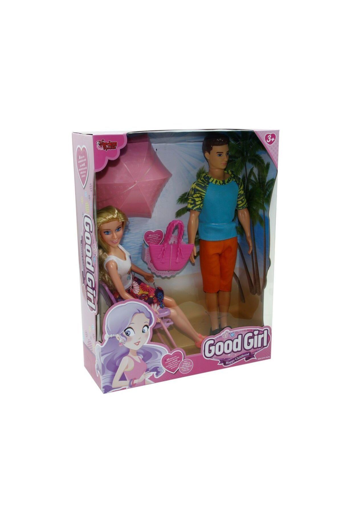 TimeStart WG-115149 Kutulu 29cm Tatil Yapan Kız ve Arkadaşı - Vardem Oyuncak