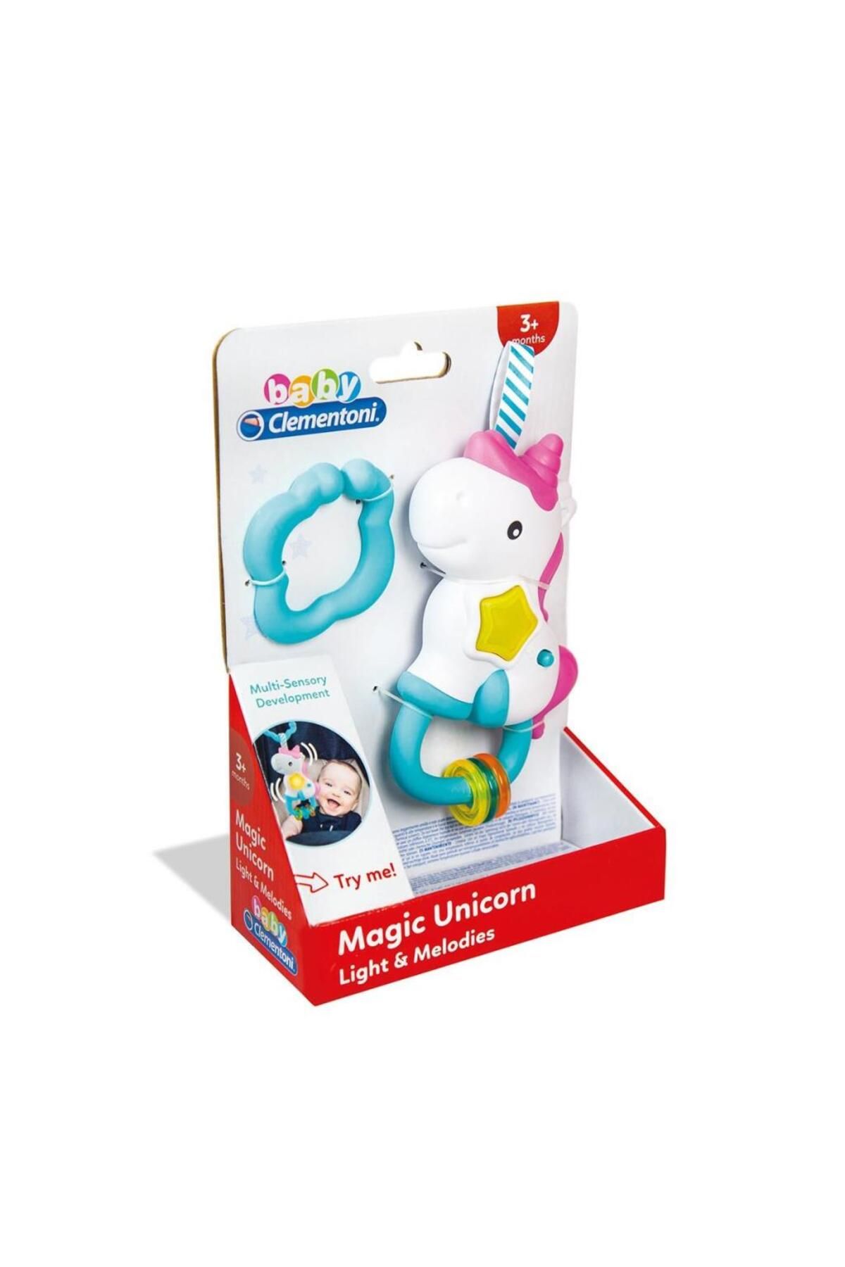 MR RZN STORE 17333 Baby Clemen toni - İnteraktif Unicorn Oyuncak +6 ay