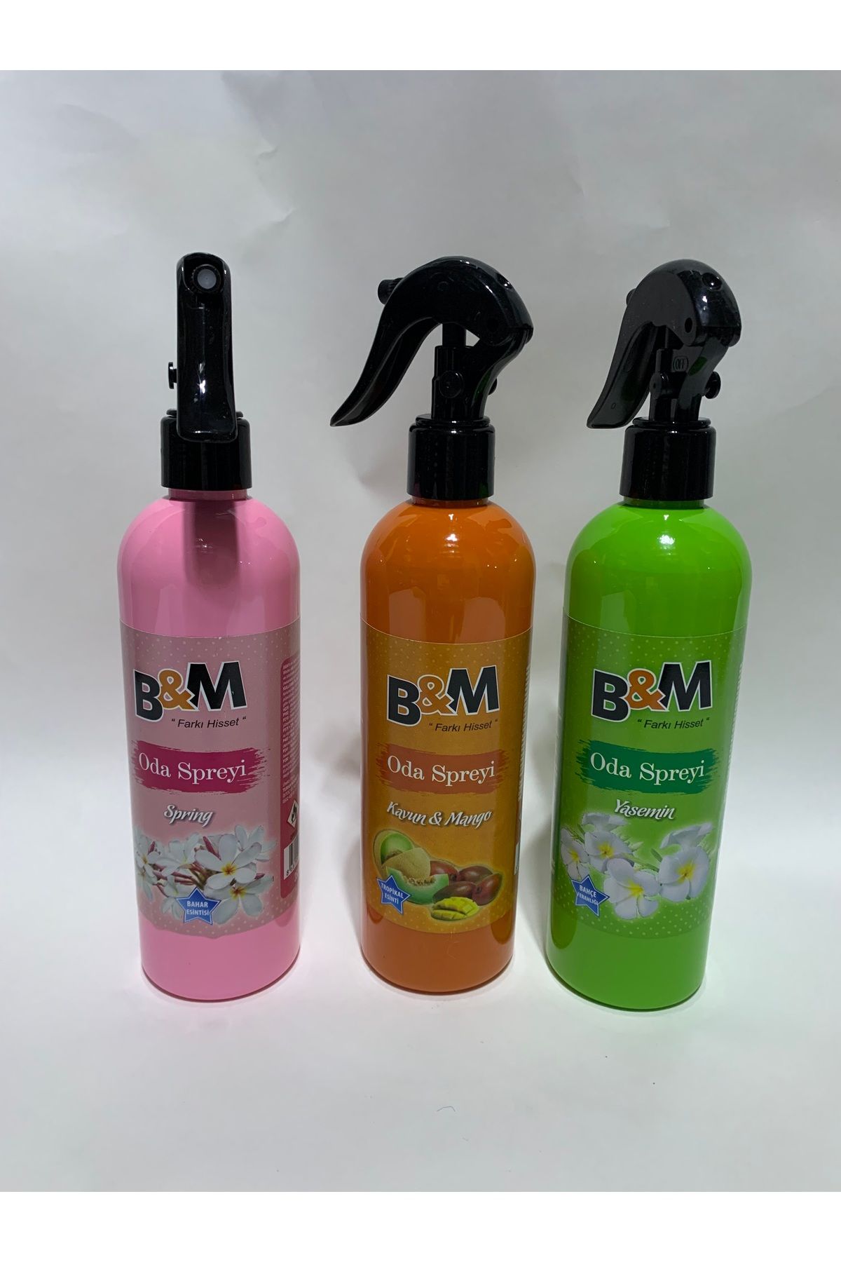 abnturk 3’Lü (Bahar Esintisi, Kavun&Mango, Yasemin Kokulu) Oda Spreyi Uzun Süre Etkili Oda Kokulu 350ml