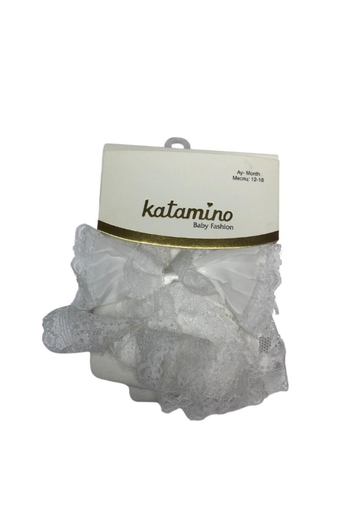 Toptan Bulurum Katamino Malina Popo Aks. Kız Bebek Külotlu Çorap K31070 Asorti