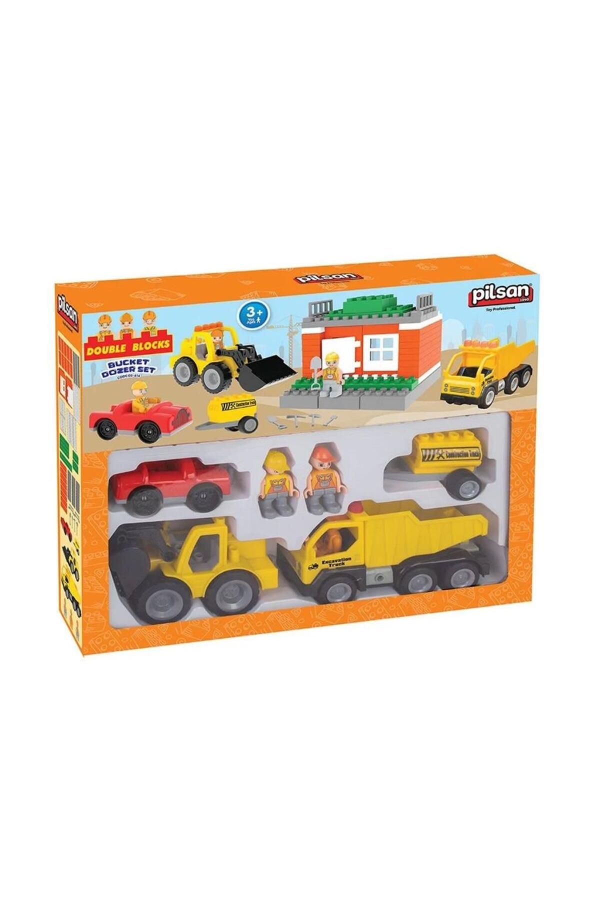 MR RZN STORE 03 614 Pil san Double Bloklar Kepçeli Dozer
