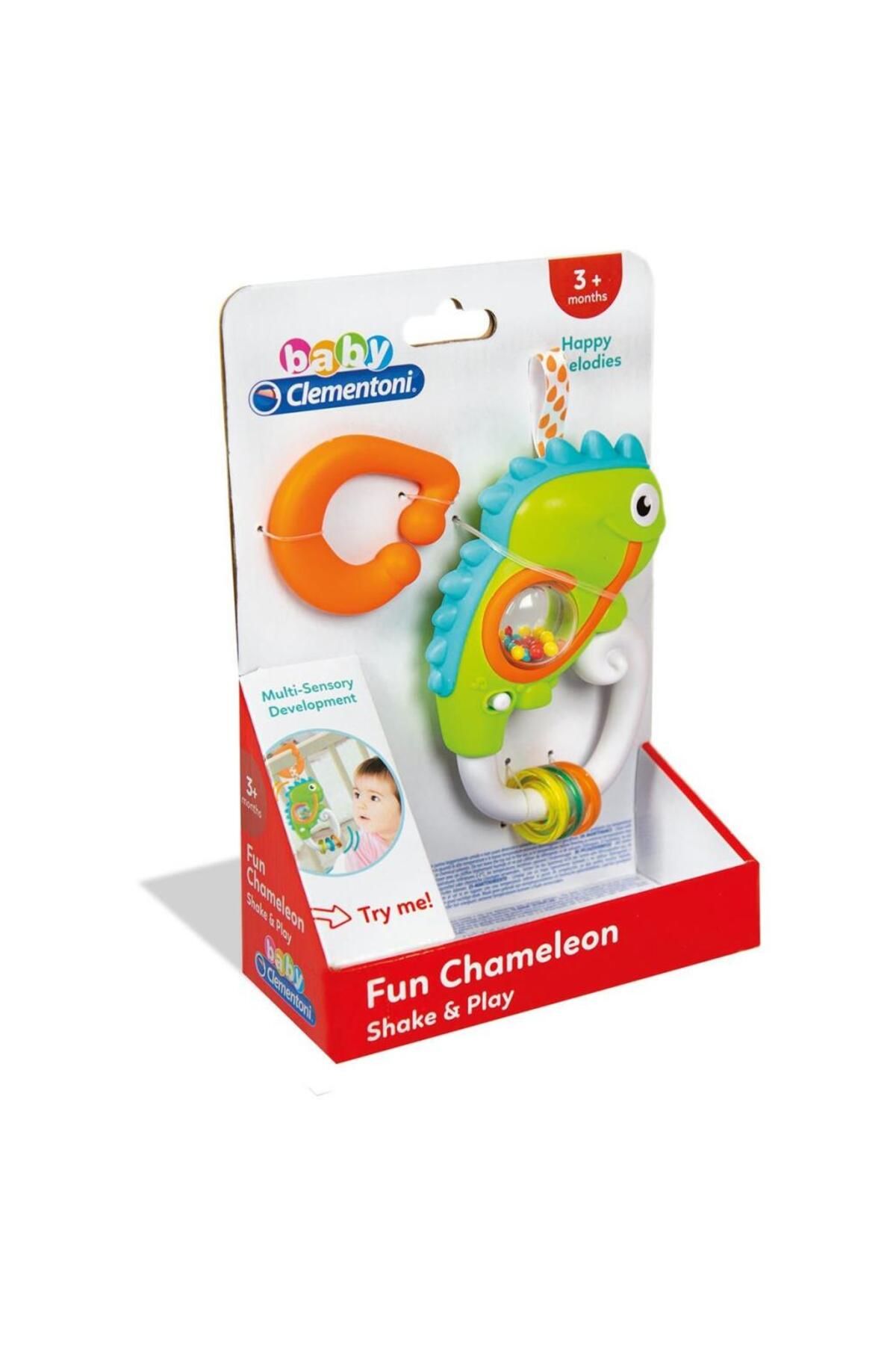MR RZN STORE 17332 Baby Clemen toni - İnteraktif Bukalemun Oyuncak +6 ay