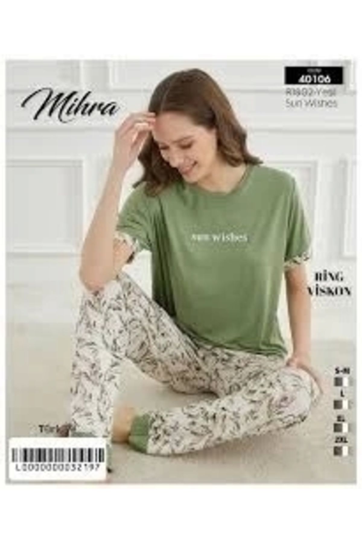 Beruflic Mihra 40106 Kadın Kısa Kol Pijama Takımı