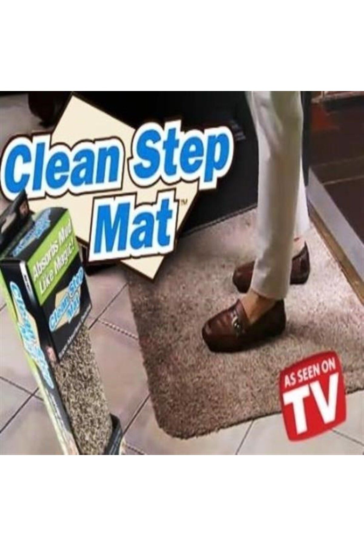 TimeStart Çamaşır Makinesinde Yıkanabilir Kir Toz Emici Mikrofiberli Paspas