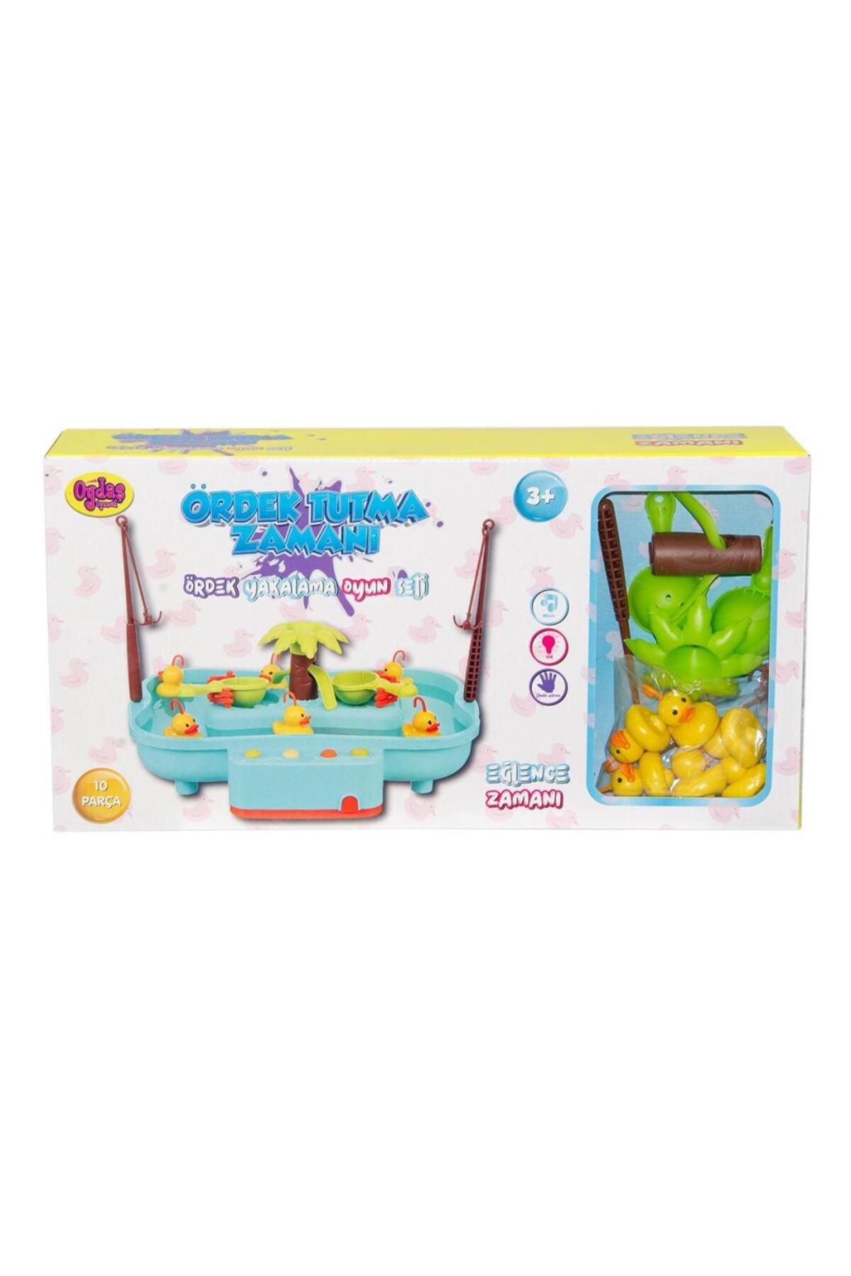 NEZADE STORE 02606 Sesli ve Işıklı Havuzlu Ördek Tutma Oyunu -Oydaş