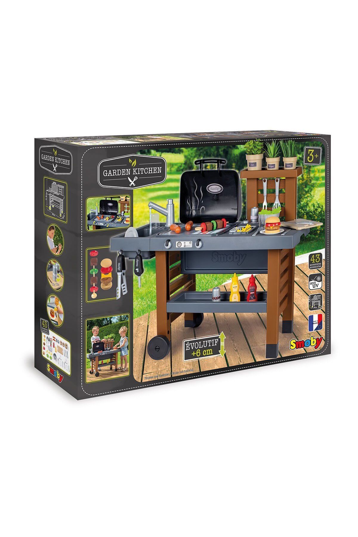TimeStart 7600312004 Garden Kitchen Mutfak -Smoby