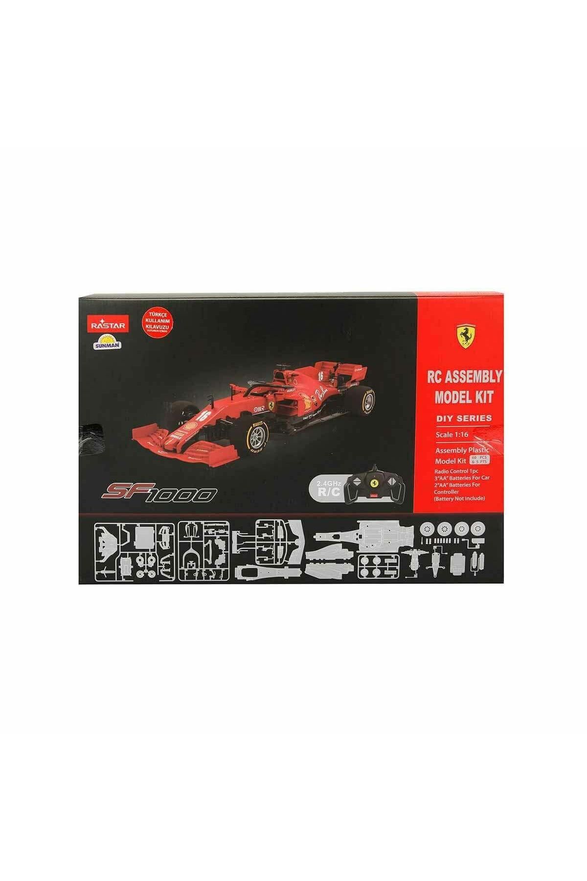 TimeStart 31961 Ferrari SF1000 Uzaktan Kumandalı Model Araç Montaj Kiti 1:16
