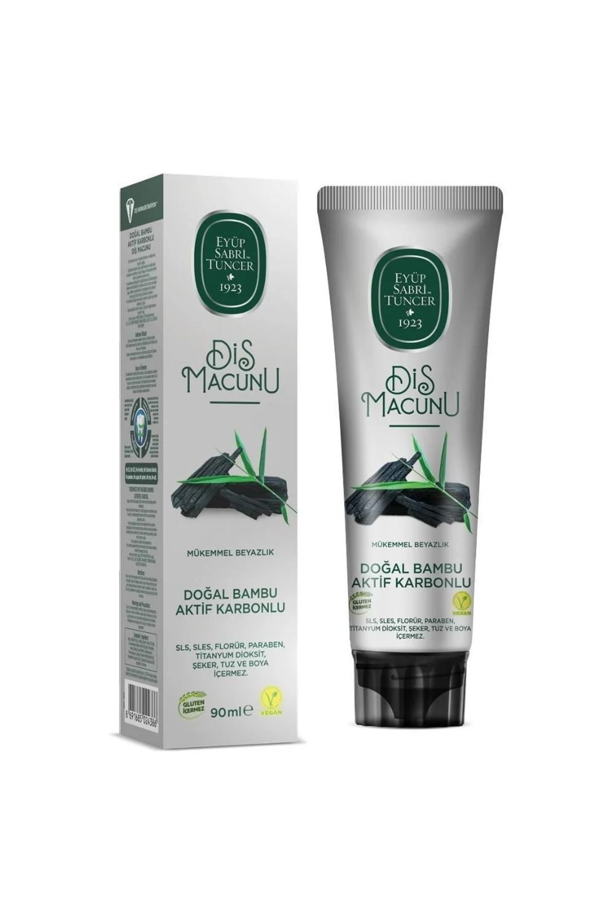 Toptan Bulurum Eyüp Sabri Tuncer Doğal Bambu Karbonlu Diş Macunu 90 Gr