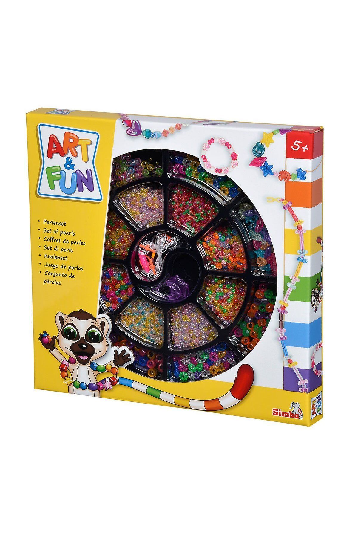 TimeStart 106374137 Art Fun Beadset Takı Tasarım Seti - Simba