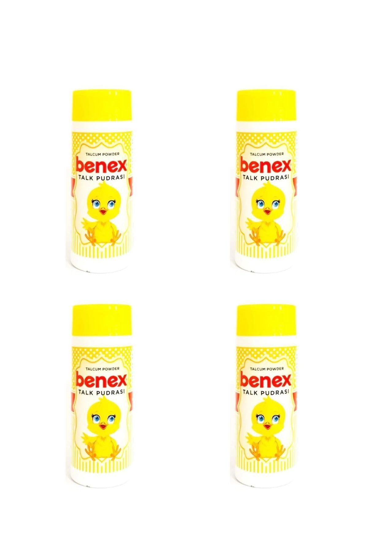Benex bebek talk pudrası 75 gr x 4 adet
