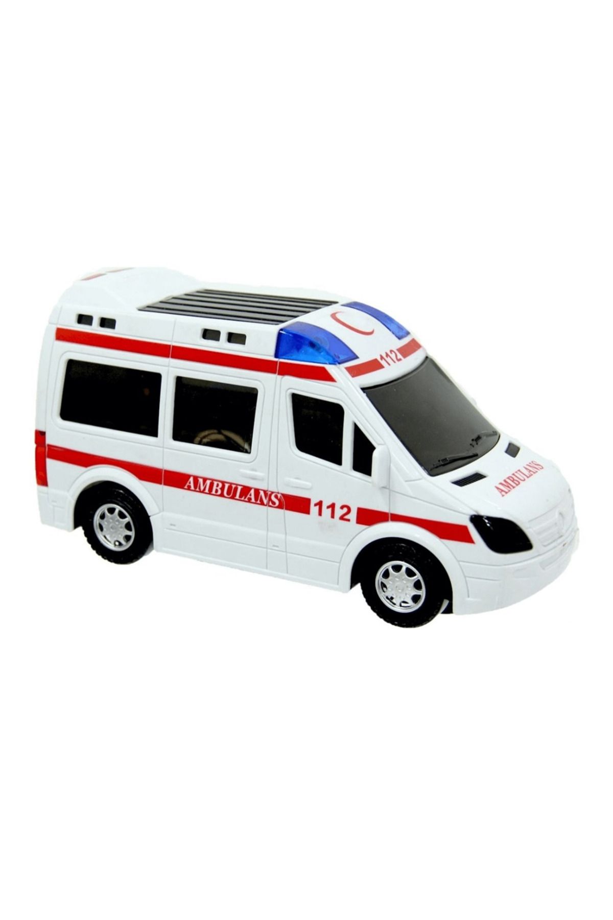 TimeStart Pilli Sesli ışıklı 112 Ambulans Oyuncak