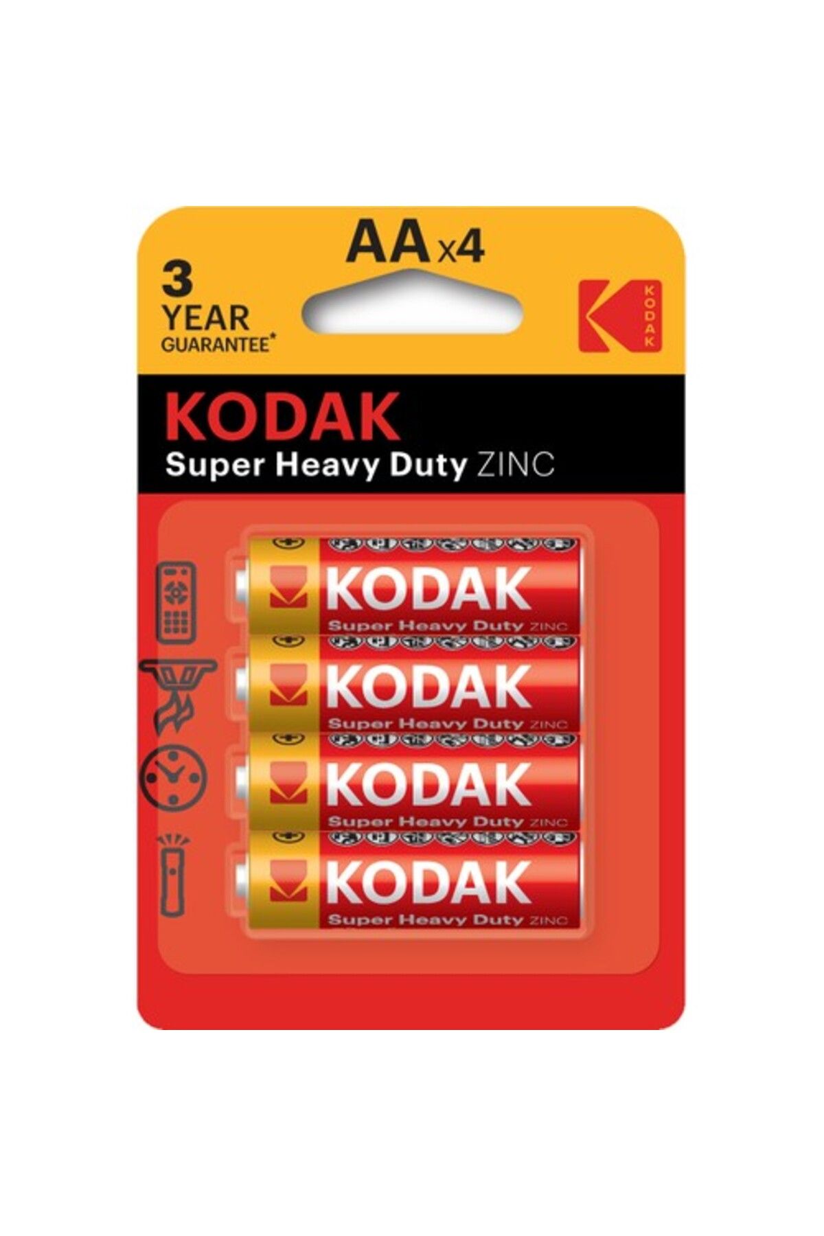 Toptan Bulurum Kodak Çinko Karbon Blister Kalem Pil 4lü AA
