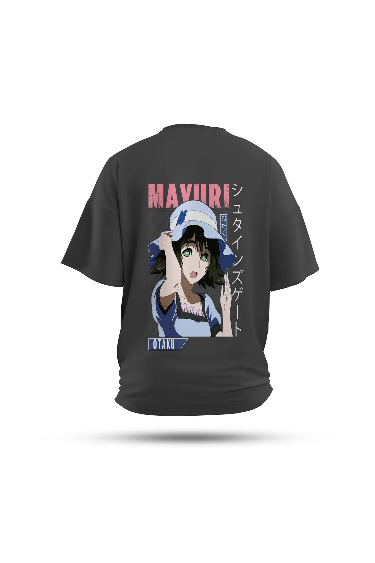 Zestia Unisex T-Shirt, Food Wars Anime Sırt Baskılı, Regular, %100 Pamuk, Antrasit T-Shirt No: 00159