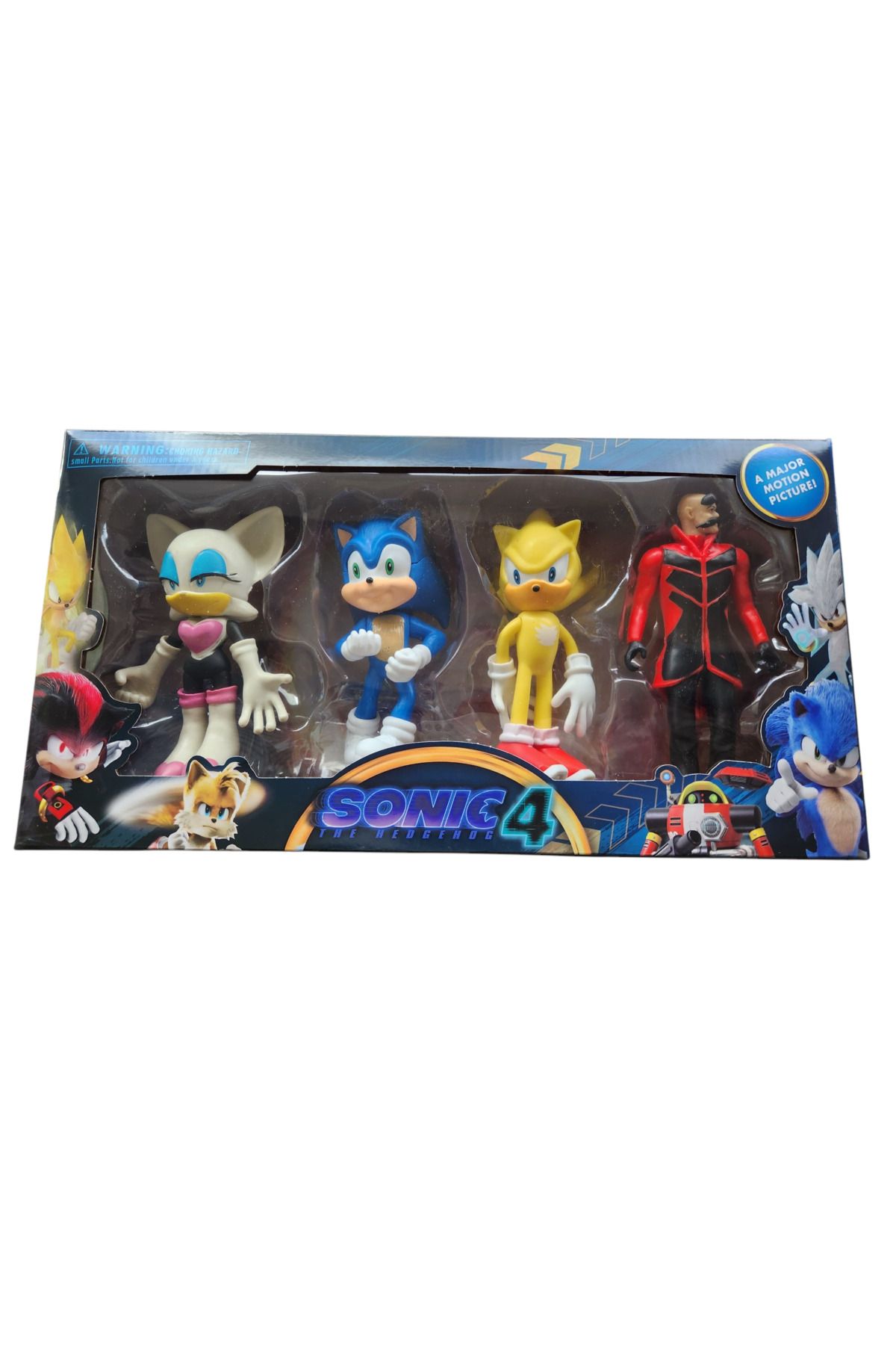Ailenizin Oyuncakçısı 15 CM BUYUK BOY 4'LU SONIC FİGÜR KALİTELİ