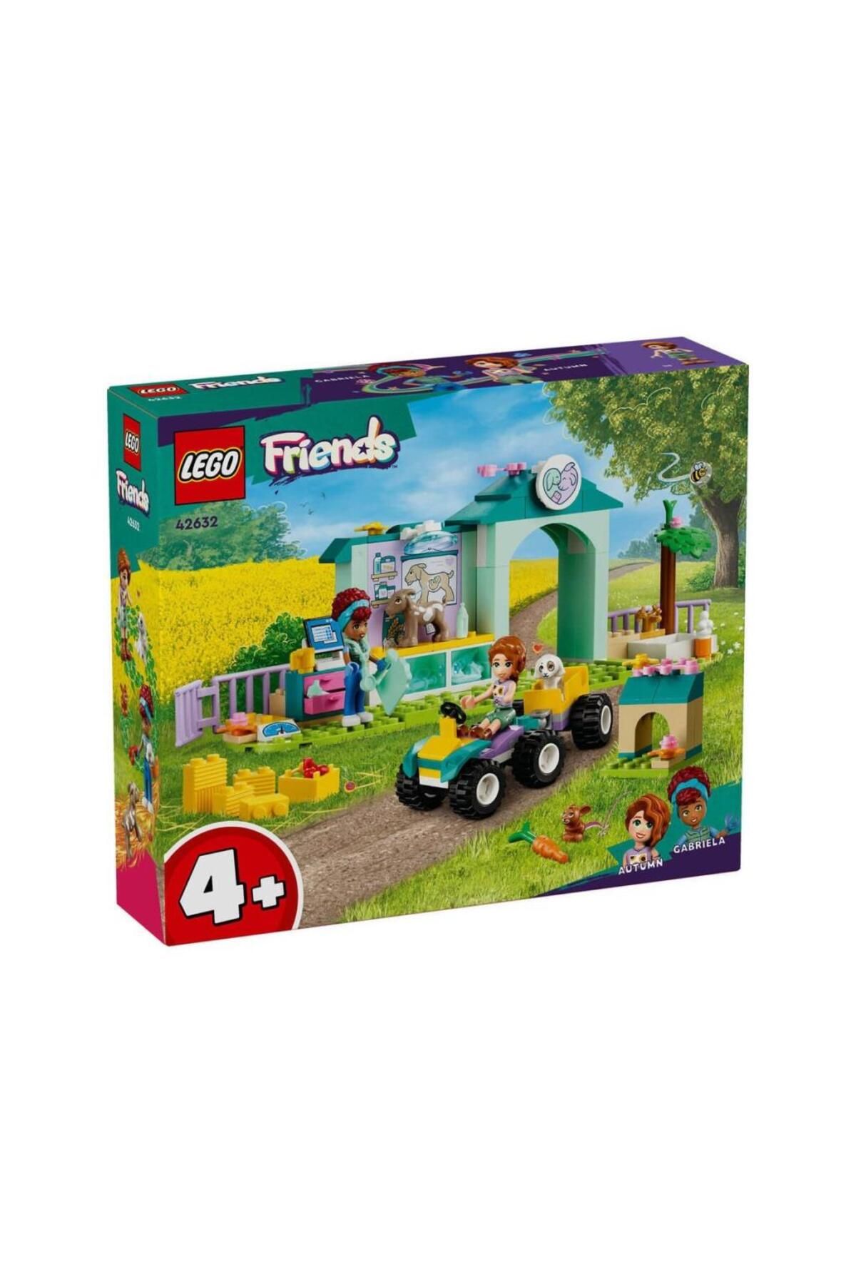 MR RZN STORE 42632 Le go® Friends Çiftlik Hayvanı Veteriner Kliniği 161 parça +4 yaş