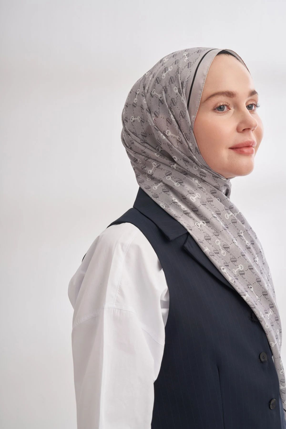ARMANDA İTHAL VUAL MONOGRAM DESEN ŞAL -52929