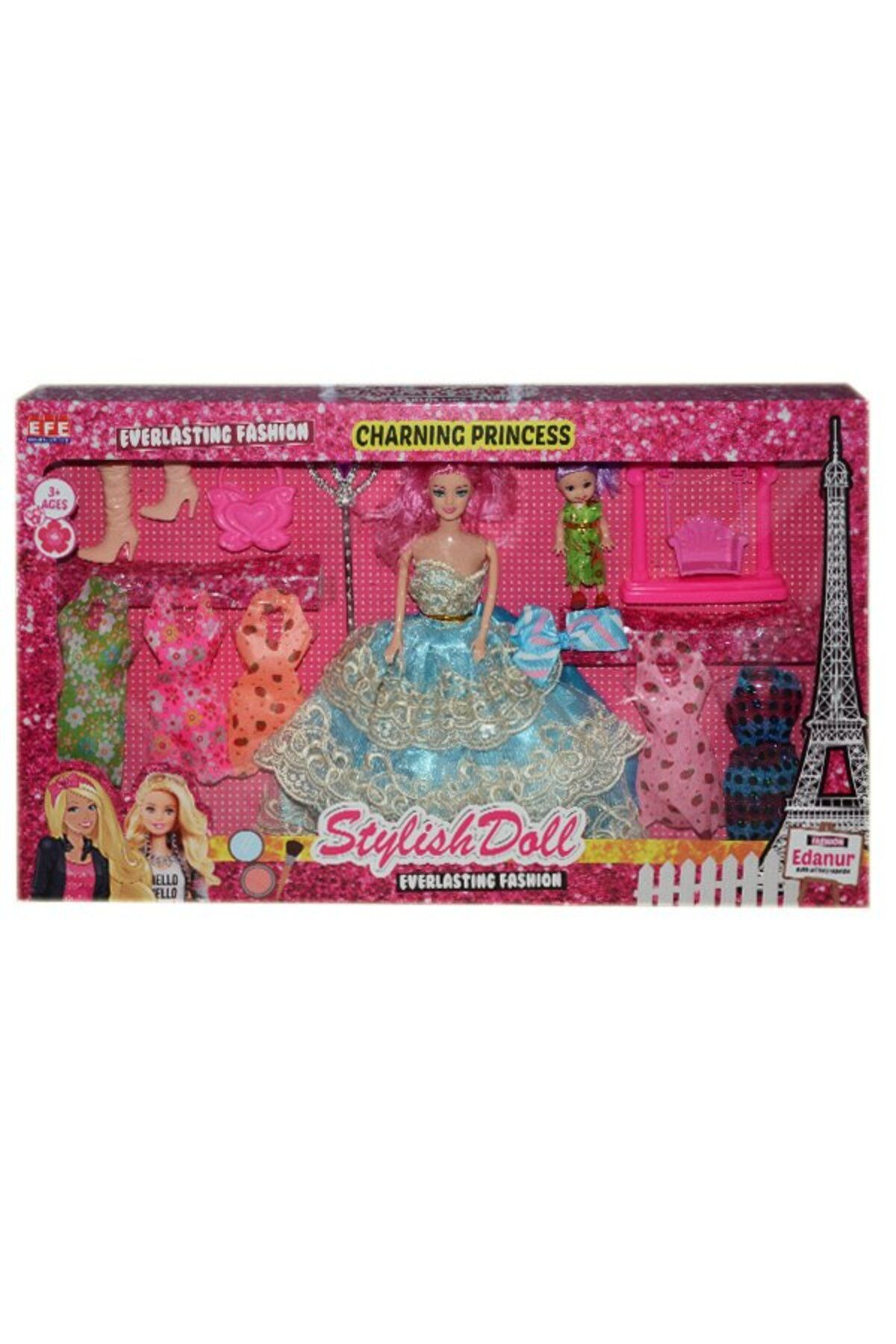 NEZADE STORE 264 EDANUR BEBEK ELBİSE SETLİ