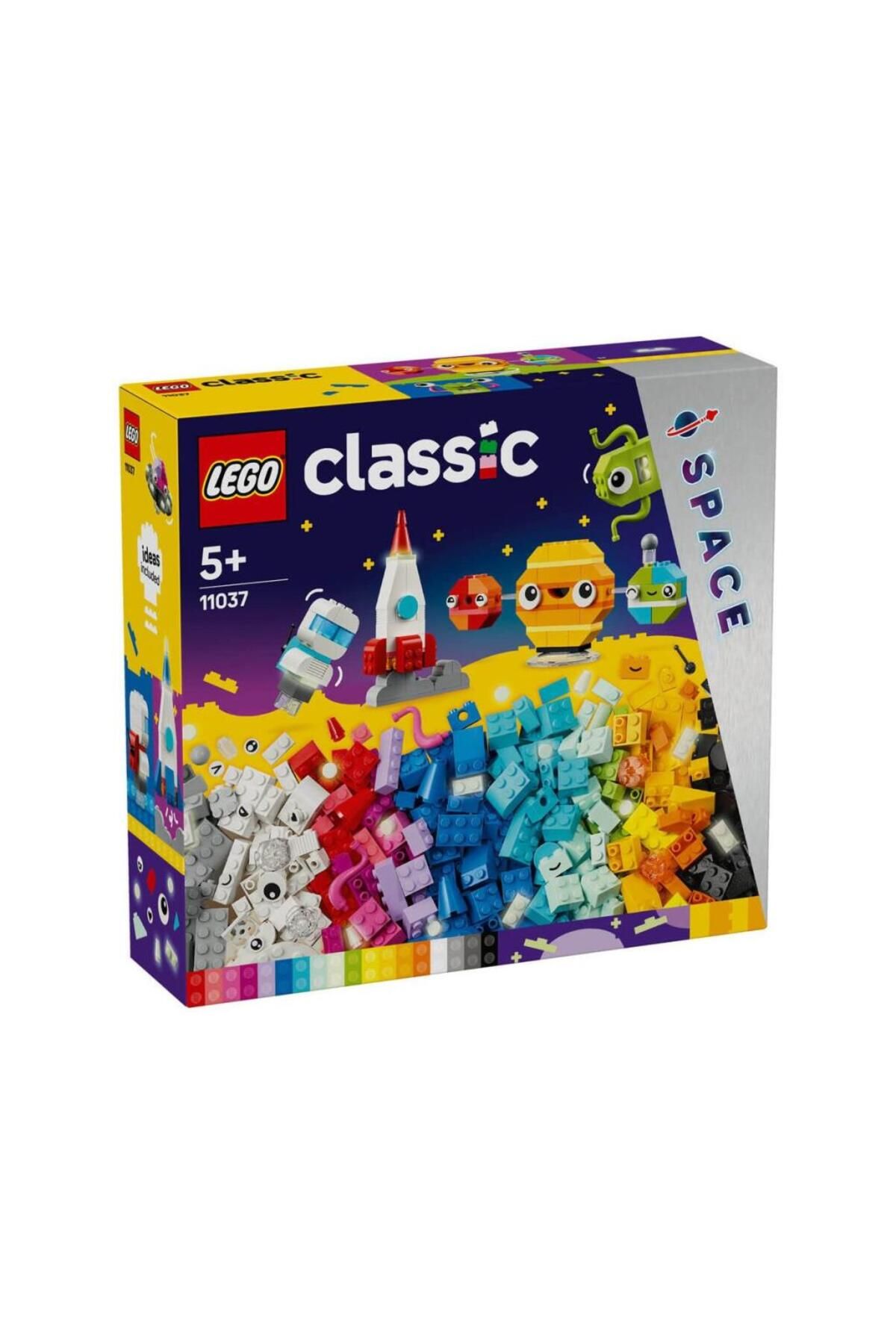 MR RZN STORE 11037 Le go® Classic Yaratıcı Uzay Gezegenleri 450 parça +5 yaş