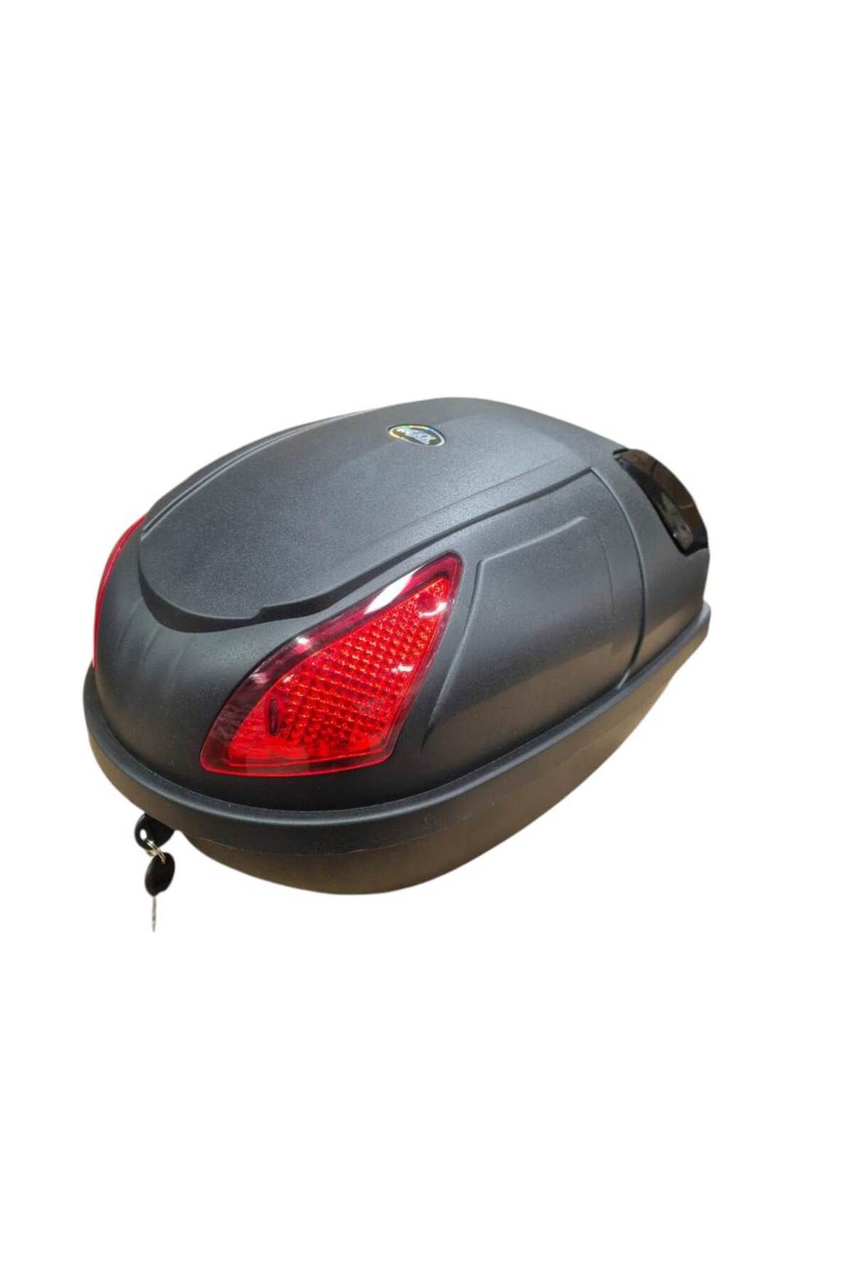 rexxmotor Bisiklet Arka Çanta 17lt Elektrikli Reflektörlü Siyah Topcase
