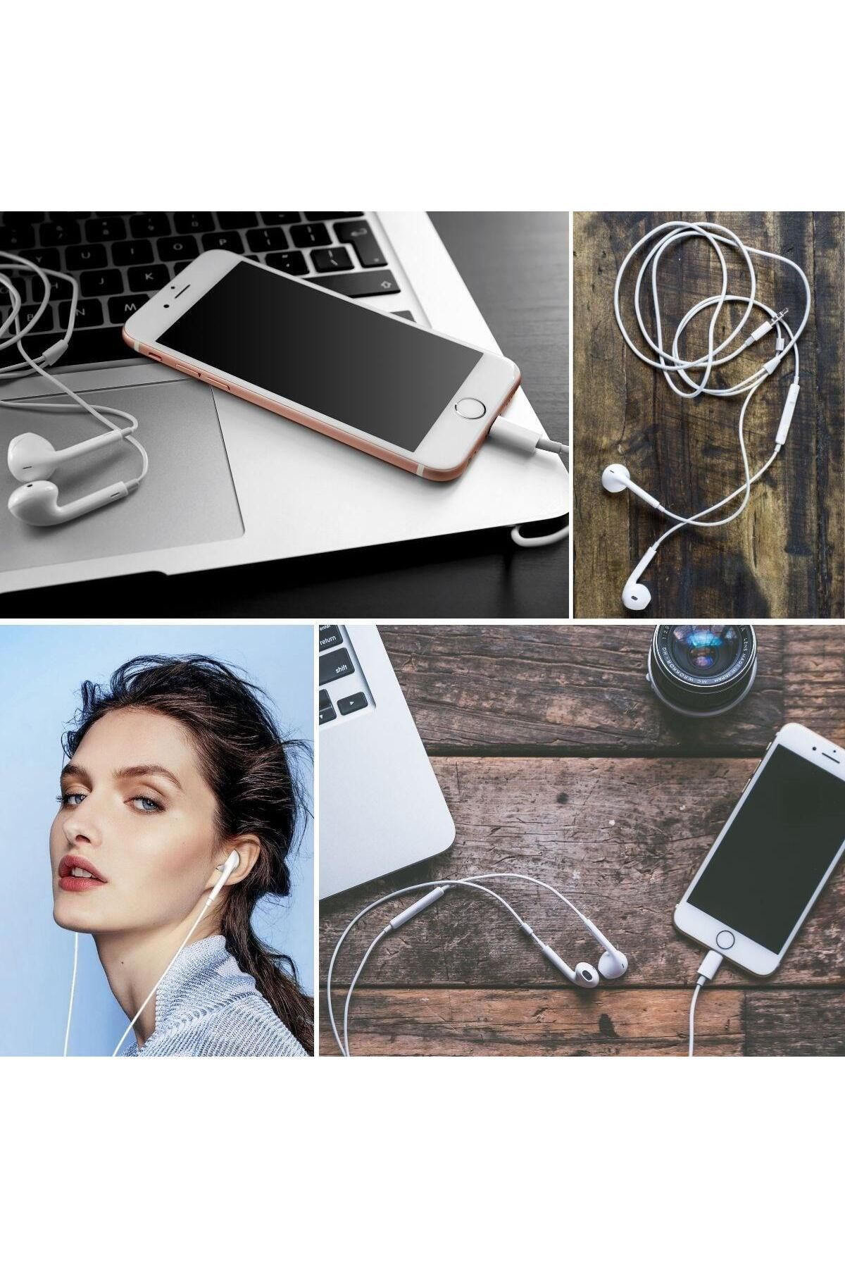 Emperium İphone Ucu Çıkışlı Pop Up Kulakiçi Yumuşak Kontrol Tuşlu Kulaklık (5122)