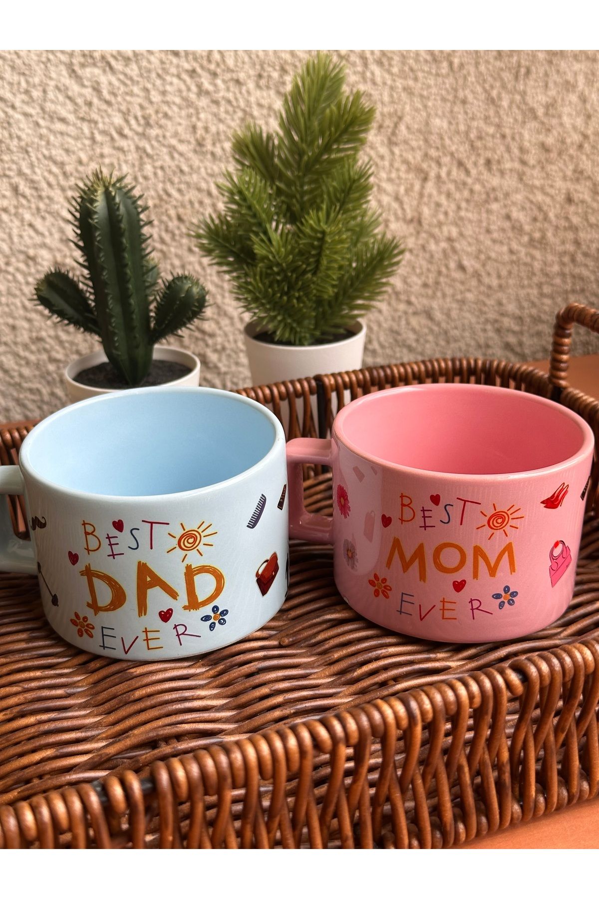 Cupova Best Dad and Mom Ever Kupa Seti, Hediye, Özel Gün