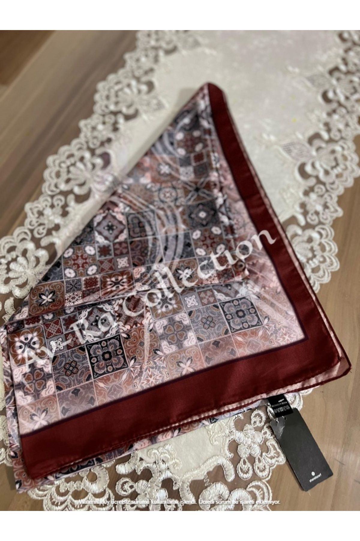 Ay-Ra Collection RETRO Etnik Desen Pamuklu Şal (70X180)