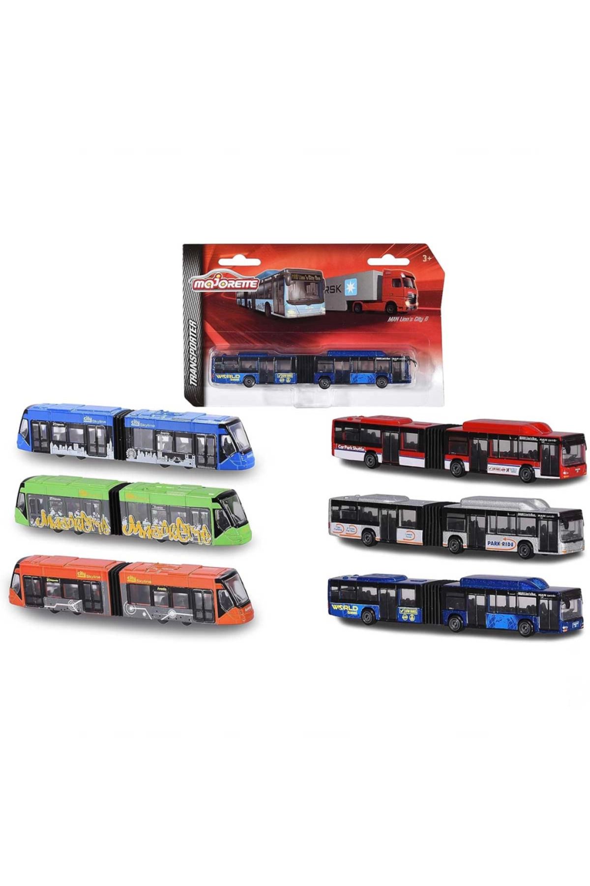MR RZN STORE NessiWorld Majorette Transporter Toplu Taşıma Aracı Metal Model 212053303
