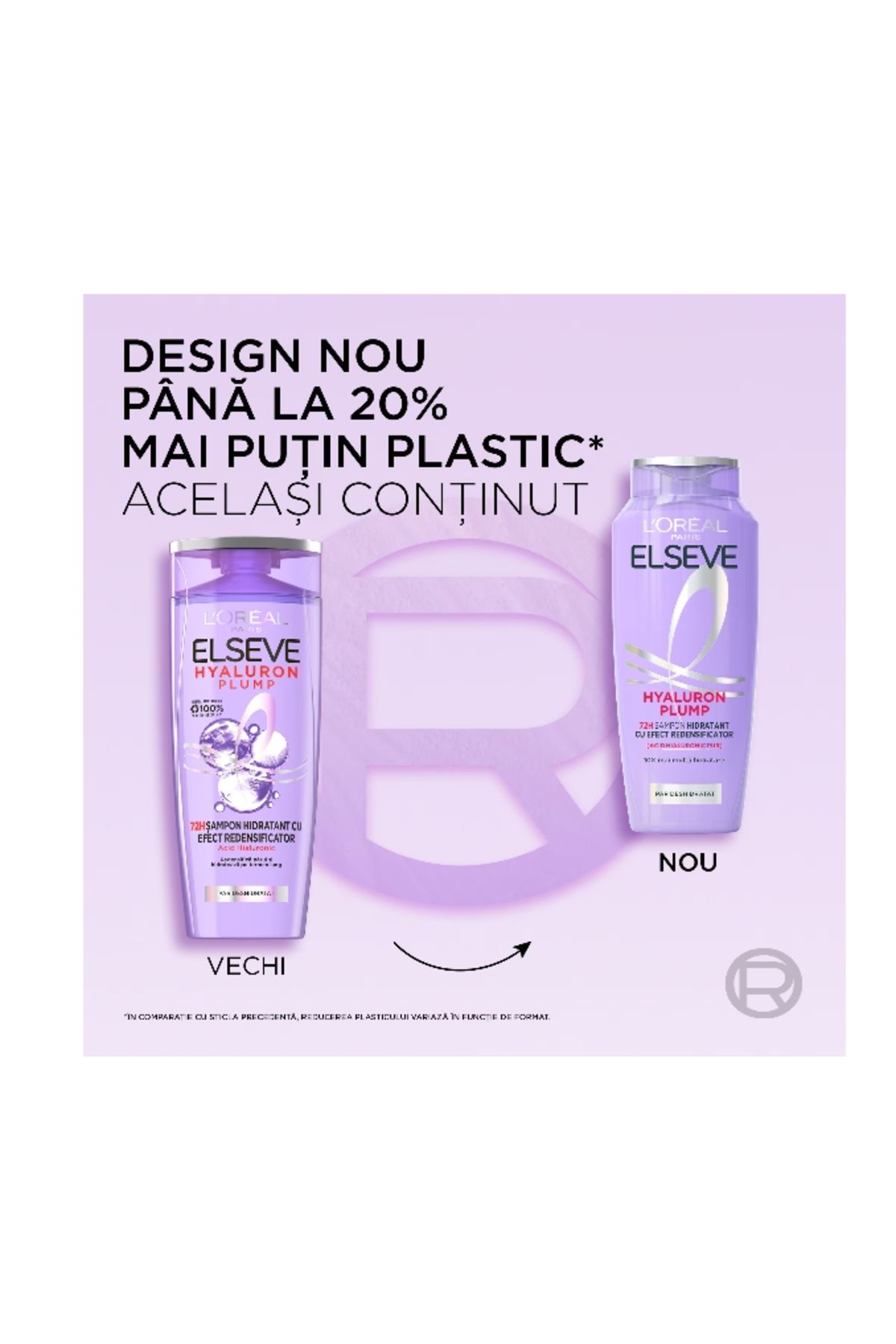 L'oreal-Sampon Hidratant Elseve Hyaluron Plump Pentru Par Deshidratat, 400 ml 2