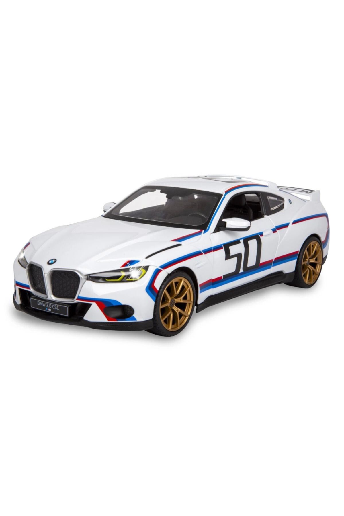 MR RZN STORE Rastar 1/14 F/F BMW 3.0 CSL 2.4GHZ Işıklı Uzaktan Kumandalı Araba