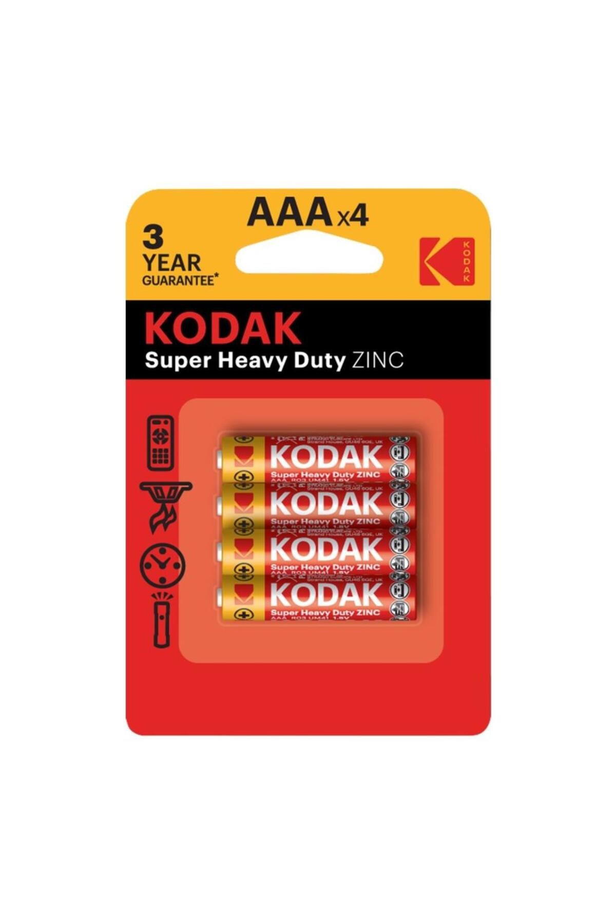 Toptan Bulurum Kodak Çinko Karbon Blister İnce Pil 4lü AAA