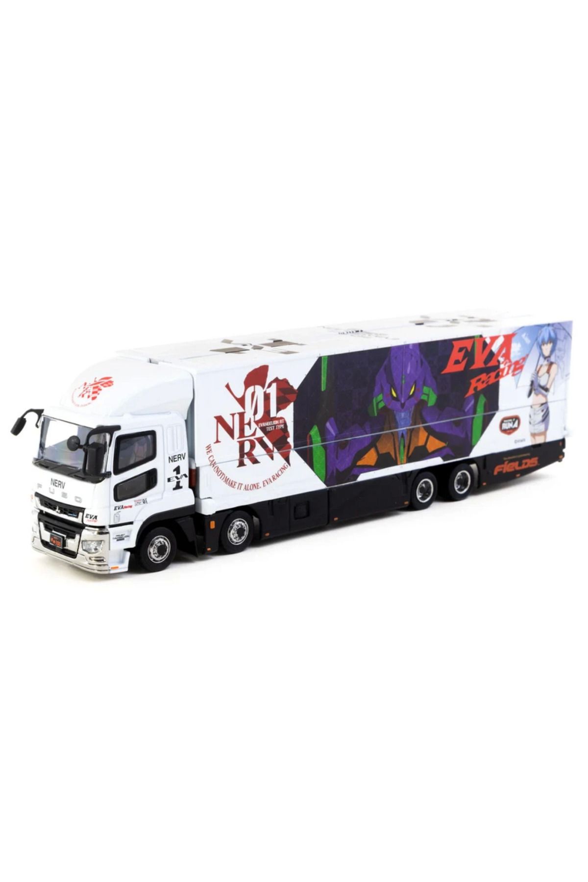 MR RZN STORE Tarmac Works 1/64 Mitsu bishi Fuso Super Great EVA Racing tır